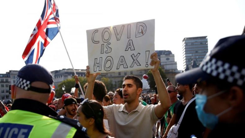Общество: В Лондоне прошли новые акции против ограничений из-за COVID-19