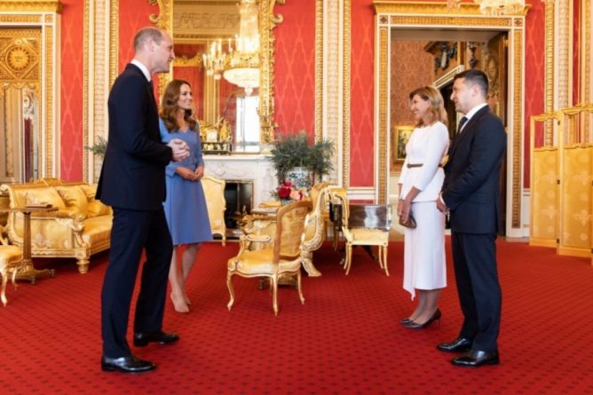 Общество: В Офисе президента рассказали, о чем Зеленские разговаривали с королевской семьей в Лондоне