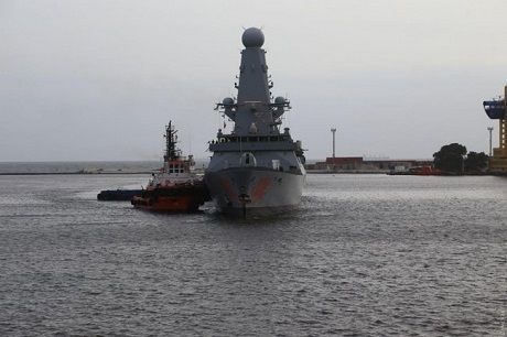 В Украину прибыл эсминец Королевских ВМС Великобритании «Dragon» (ВИДЕО)