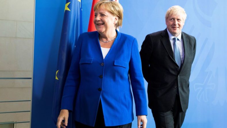 Общество: Джонсон и Меркель провели переговоры о торговле ЕС и Британии