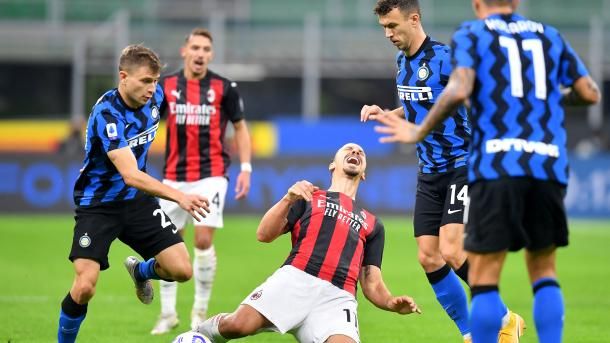 Общество: Ибрагимович сделал дубль в дерби с "Интером" и вывел "Милан" в лидеры Серии А