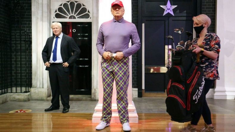 Общество: Музей мадам Тюссо в Лондоне переодел фигуру Трампа в одежду для гольфа