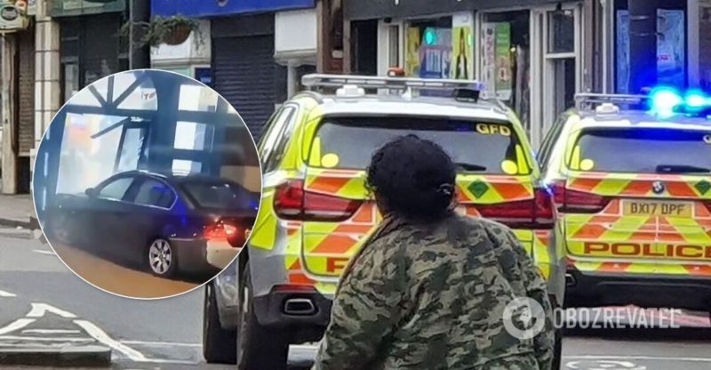 Общество: В Лондоне автомобиль протаранил полицейский участок. Фото и видео | Мир | OBOZREVATEL