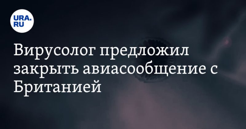 Вирусолог предложил закрыть авиасообщение с Британией. «Новый штамм коронавируса опасен для России» 20122020 Общество: Вирусолог предложил закрыть авиасообщение с Британией. «Новый штамм коронавируса опасен для России»