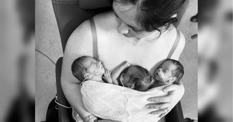 Общество: Британка родила сразу троих детей, которых выносила в двух матках