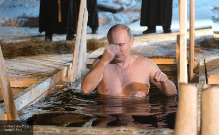 Общество: Купание Путина в ледяной проруби сильно впечатлило жителей Великобритании