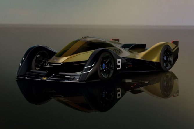 Общество: Британцы показали концепт гоночного электромобиля Lotus E-R9 с четырьмя электродвигателями, сменной батареей и изменяющим форму корпусом