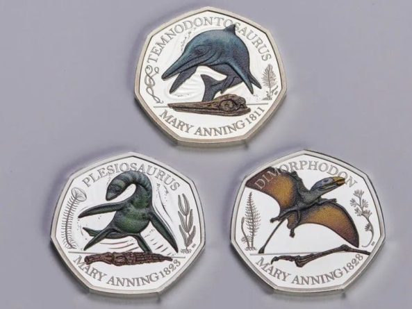 Общество: В Великобритании выпущены монеты с животными юрского периода