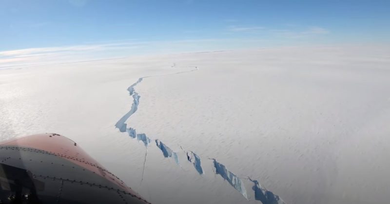 Общество: От ледника в Антарктиде откололся айсберг размером с Лондон: потрясающее видео