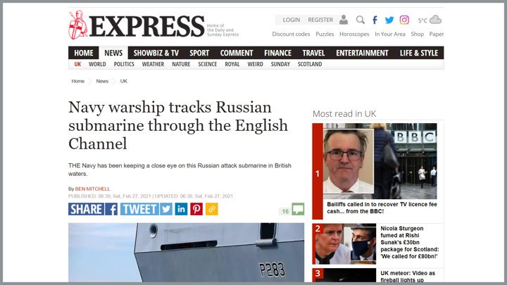 Общество: Британцы подняли на смех публикацию в издании "Экспресс"