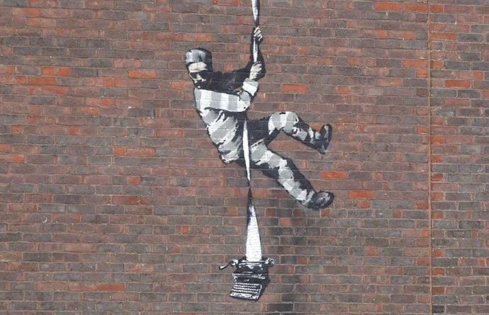 Общество: Граффити в стиле Бэнкси появилось на стене тюрьмы в Великобритании