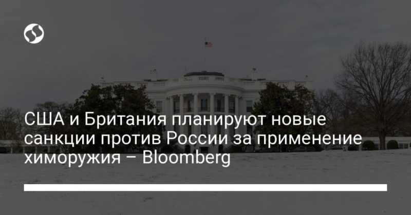 Общество: США и Британия планируют новые санкции против России за применение химоружия – Bloomberg