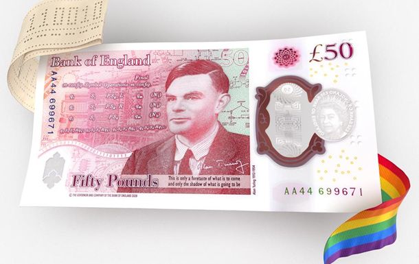 Общество: В Англии презентовали новую банкноту с портретом Тьюринга