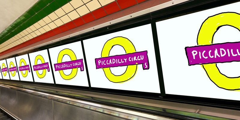 Общество: Художник Дэвид Хокни/David Hockney нарисовал нелепый логотип Piccadilly Circus в Лондоне - Сеть в шоке - ТЕЛЕГРАФ