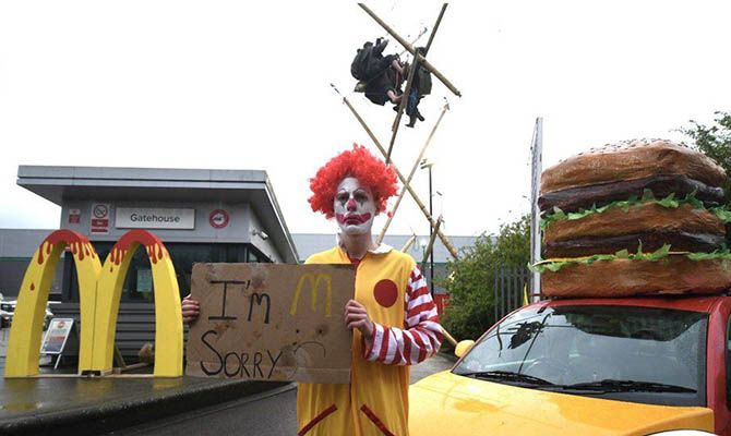Общество: В Великобритании экоактивисты пытаются заблокировать McDonald's