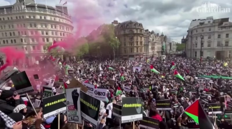 Общество: В Британии прошли акции в поддержку Палестины