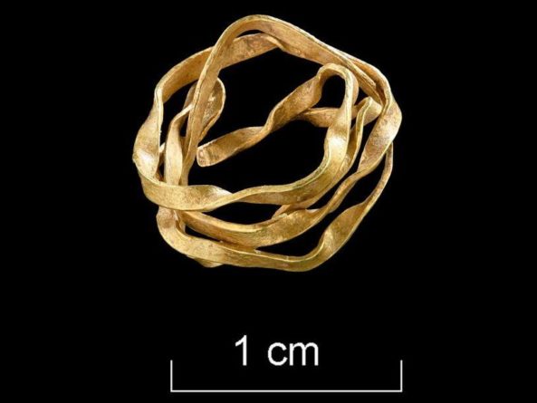 Общество: Украшение женщины, жившей в Германии 2,8 тысячи лет назад, сделано из золота, добытого в Британии