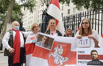 Общество: Белорусы Лондона призвали G7 отстаивать демократию