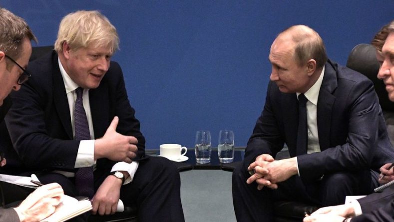 Общество: В Великобритании допустили возможность саммита Джонсона и Путина