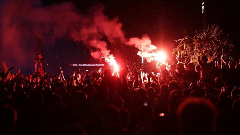Общество: Фанаты сборных Англии и Шотландии устроили беспорядки после матча ЧЕ-2020