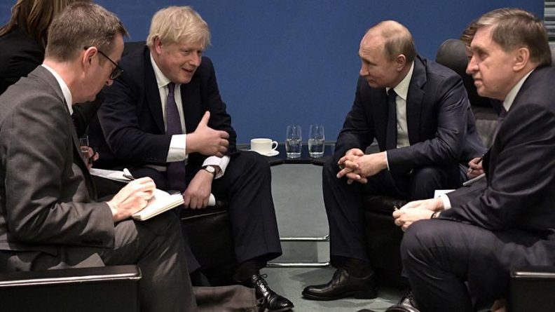 Общество: В Лондоне допустили проведение встречи Джонсона и Путина