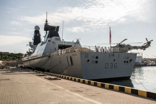 Общество: Украинский спецназ провел тренировку на эсминце Великобритании