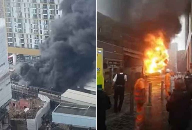Общество: Мощный взрыв в Лондоне: пожар охватил станцию метро и коммерческие объекты
