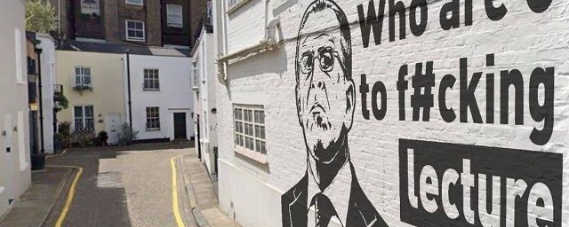 Общество: Мария Захарова прокомментировала граффити в Лондоне с изображением Лаврова