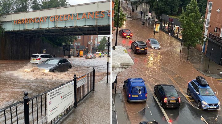 Общество: В Лондоне из-за подтоплений закрыли тоннель и развязку
