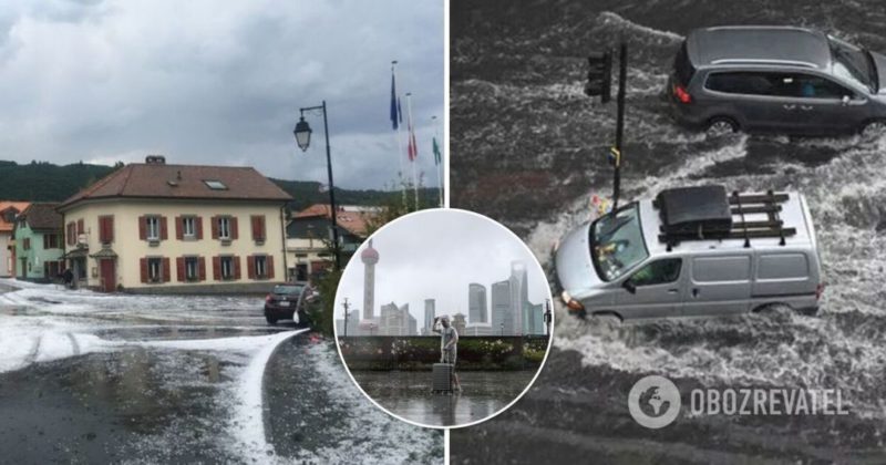 Общество: Ливни в Швейцарии, Британии и Китае вызвали потоп – фото и видео стихии