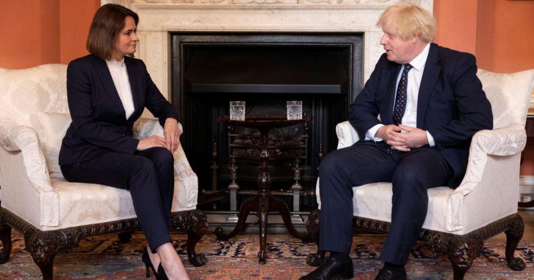 Премьер Британии Борис Джонсон встретился со Светланой Тихановской: о чем говорили