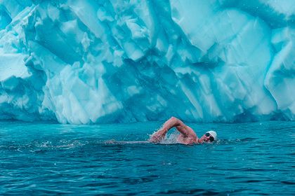 Общество: Британец совершит «самый холодный заплыв в мире» ради льда