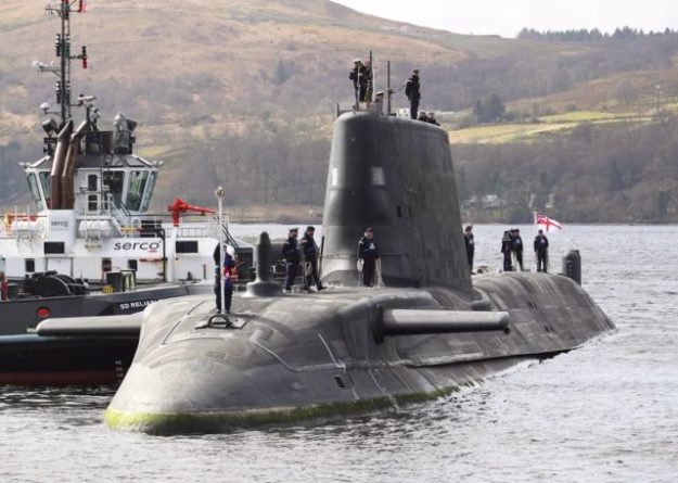 Общество: Великобритания ввела в строй самую современную атомную субмарину HMS Audacious