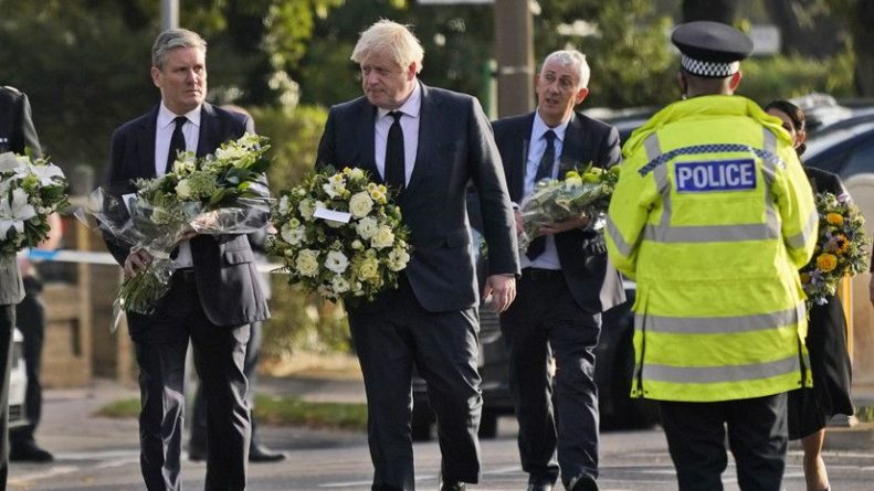Общество: Борис Джонсон посетил место убийства британского депутата