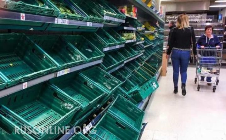 Общество: Пустые полки и фотографии вместо товаров: продуктовый дефицит в Британии